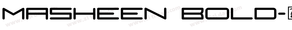 Masheen Bold字体转换